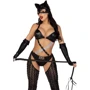 Еротичний костюм кішечки-пані Leg Avenue Mistress Kitty M: Матеріал поліестер