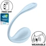 Віброяйце Satisfyer Smooth Petal Connect App Light Blue: Тип і форма Виброяйцо
