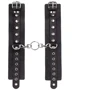 Наручники Leather Double Fix Leg Cuffs, Black: Виробник sLash
