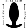 Анальная пробка с вибрацией и электростимуляцией XouXou Vibrating E-Stim Butt Plug: Наличие вибрации Есть