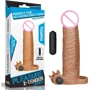 Насадка на член LoveToy Pleasure X-Tender Vibrating Penis Sleeve Add 2" Brown: Для кого Для мужчин