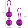 Набор вагинальных шариков с вибрацией и пультом ДУ FOX - Vibrating Silicone Kegel Balls Set USB: Материал Силикон