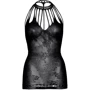 Ажурное платье-сетка Leg Avenue Lace mini dress with cut-outs Black, one size фото 11