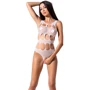 Сексуальный боди с вырезами Passion BS083 white