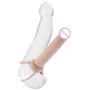 Насадка для двойного проникновения Accommodator Dual Penetrators, 15.5x3 см, телесный