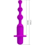 Анальний ланцюжок з вібрацією Pretty Love Hermosa Anal Beads Purple: Для кого унісекс