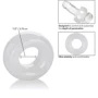 Эрекционное кольцо-ограничитель California Exotic Novelties - Stopper Ring: Цвет белый