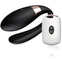 Вібромасажер для пар з пультом дистанційного керування - Boss Series V-Vibe Black USB 7 Function, BS6200003
