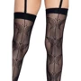 Чулки-сетка со швом Leg Avenue Butterfly back seam thigh highs One size Black: Материал Нейлон