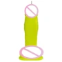 Свічка LOVE FLAME - Dildo L Yellow Fluor, CPS01-YELLOW: Виробник LOVE FLAME