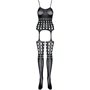 Бодістокінг Obsessive Bodystocking G310 black S/M/L: Декор Без декора