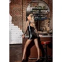 Сукня Noir Handmade F291 Powerwetlook dress with double lace-up front Вlack, XXL фото 7