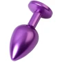 Анальная пробка с кристаллом Metal By Toyfa Purple Anal Plug Аmethyst: Материал Медицинский металл