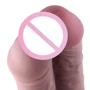Подвійний дилдо для секс-машин Hismith 8.5” Two Cocks One Hole Silicone Dildo: Довжина проникнення, см 19