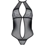 Сетчатое боди с кружевом на груди Passion SATARA BODY Black S/M: Для кого Для женщин