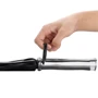 Флогер з анальною пробкою sLash BDSM-NEW PU Leather Whip with Anal Plug: Колір черный