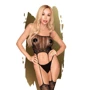 Бодистокинг с чулками Penthouse SEX DEALER (черный, XL)