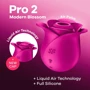 Вакуумний кліторальний стимулятор Satisfyer Pro 2 Modern Blossom: Тип управління кнопкове