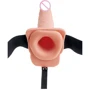 Fetish Fantasy 7.5in Hollow Squirting StrapOn - Полый страпон с имитацией эякуляции (телесный),19х4.8см: Для кого Унисекс