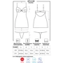 Комплект Obsessive 871-CHE-2 chemise, S / M фото 3