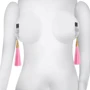 Зажимы для сосков LoveToy Bondage Fetish Glamor Tassel Nipple Clamp Pink: Цвет розовый