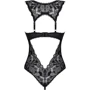 Мереживне боді Obsessive Donna Dream crotchless teddy XL/2XL Black: Для кого Для женщин