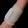 Насадка на член LoveToy Vibrating Spiral Knights Ring White: Материал TPE (термопластичный эластомер)