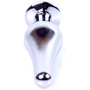 Анальная пробка с кристаллом BOSS of TOYS Boss Series - Jewellery Silver BUTT PLUG Green, BS6400078: Особенности С кристаллами