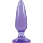 Анальна пробка Pleasure Plug Small, 10х3,5 см, пурпурний