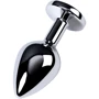 Анальная пробка с кристаллом Metal By Toyfa Silver anal plug Аmethyst: Наличие вибрации Нет