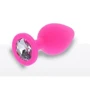 Анальная пробка Toy Joy Large Diamond Booty Jewel (розовая)