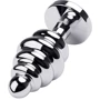 Анальна пробка із кристалом Toyfa Metal Silver anal plug red gem: Для кого Унисекс
