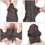 Фаллоимитатор LoveToy Sliding-Skin Dong Brown 7.8": Мошонка Есть