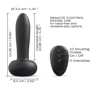 Универсальный пульсатор Dorcel DEEP THRUST, пульт ДУ: Длина, см 14.36