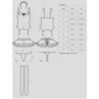 Костюм горничной Obsessive Housemaid L/XL: Размер L