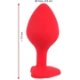 Анальна пробка із кристалом Orion Silicone Plug Medium: Тип Анальные пробки