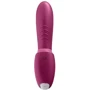Вакуумний смарт вібратор Satisfyer Sunray Berry, 4 положення стовбура: Довжина, см 15