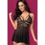 Спокусливий пеньюар Obsessive 838-BAB-1 babydoll, S / M