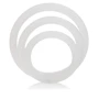 Эрекционные кольца Silicone Support Rings, белый