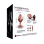 Металева анальна пробка із прикрасою у вигляді кристала Dorcel - Diamond Plug M: Особливості З кристалами