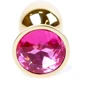 Анальная пробка BOSS of TOYS Boss Series - Jewellery Gold PLUG Pink S (BS6400017) фото 6