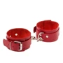 Оковы Leather Standart Leg Cuffs, Red