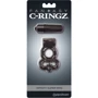 Эрекционное кольцо с вибрацией Infinity Super Ring Black, черный: Цвет черный