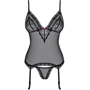 Мягкий эротический корсет с кружевом Obsessive 820-COR-1, S/M фото 4