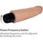 Реалістичний вібратор LoveToy Real Feel Vibrator 12 Flesh 7'': Тип і форма У вигляді члена