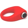 Ерекційне кільце з вібрацією TLC Hard-on Vibrating Silicone Cock Ring: Колір червоний