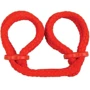 Наручники из японского шелка Japanese Silk Love Rope Wrist Cuffs, красный: Цвет красный