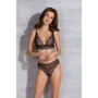 Комплект Passion AMBERLY SET black L/XL: Материал Полиамид