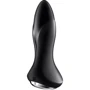 Анальная смарт вибропробка с жемчужным массажем Satisfyer Rotator Plug 1+ Black: Материал Силикон