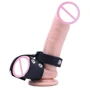 Подвійне ерекційне кільце Topco Sales Kinky Cock Ring & Ball Harness фото 4